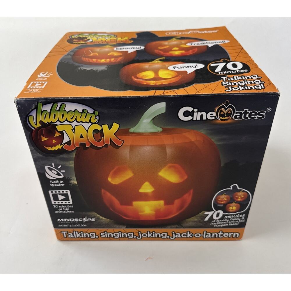 Jabberin’ Jack 12" Animated Built-In Projector and Speaker USB Talking Singing